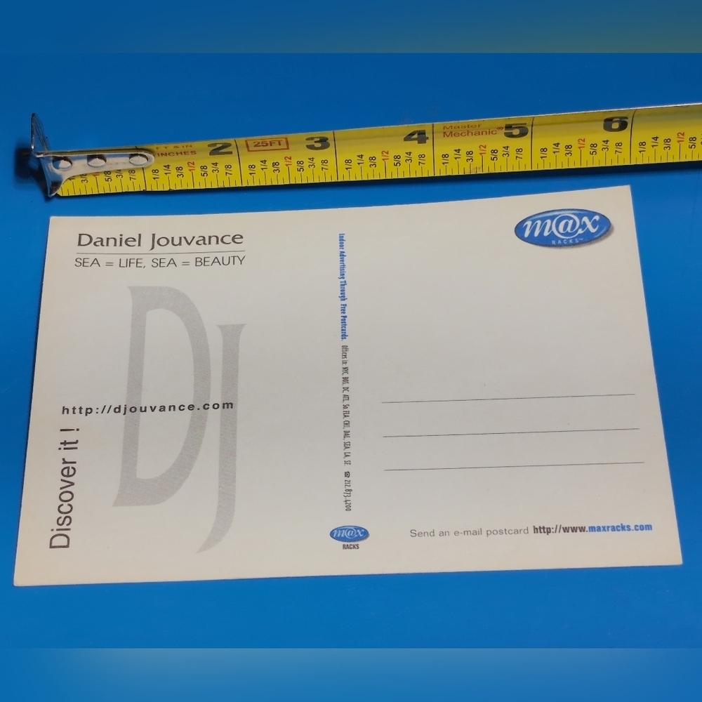 Daniel Jouvance Isle Of Houston France 1997 Post Card - Picture 2 of 2